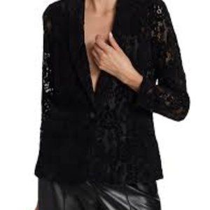 CAMI NYC lace blazer, black - Small